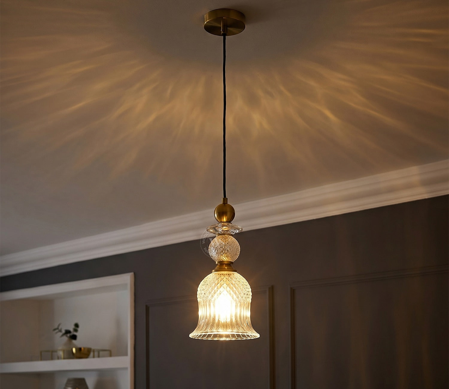 Tulip Pendant Hanging Light (White)