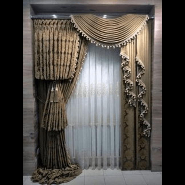 Trueliving Modern Dark Colour Curtain for Living Room, Window/Door/Long Door (Pack of 2) (Bird, 4X5 Feet (Size 48X60 Inch) Window)