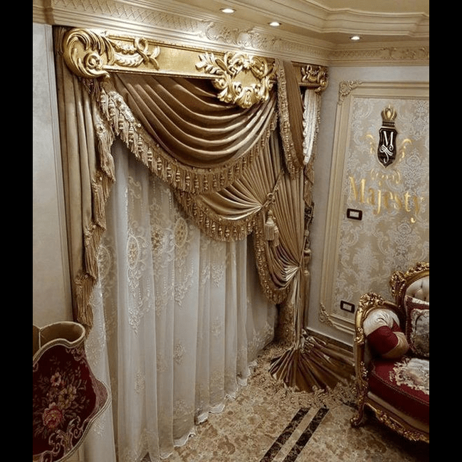 Trueliving Royal Designer Curtain for Living Room, Window/Door/Long Door (Pack of 2) (Bird, 4X5 Feet (Size 48X60 Inch) Window)