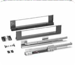 Trueliving GLASS SLIM BOX GREY (4”)