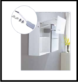 Tueliving_KITCHEN CABINET FLAP LIFT BI FOLD (DOUBLE DOOR)