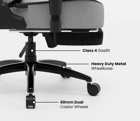 Vision Pro Multi-Functional Ergonomic with Footrest (Grey)