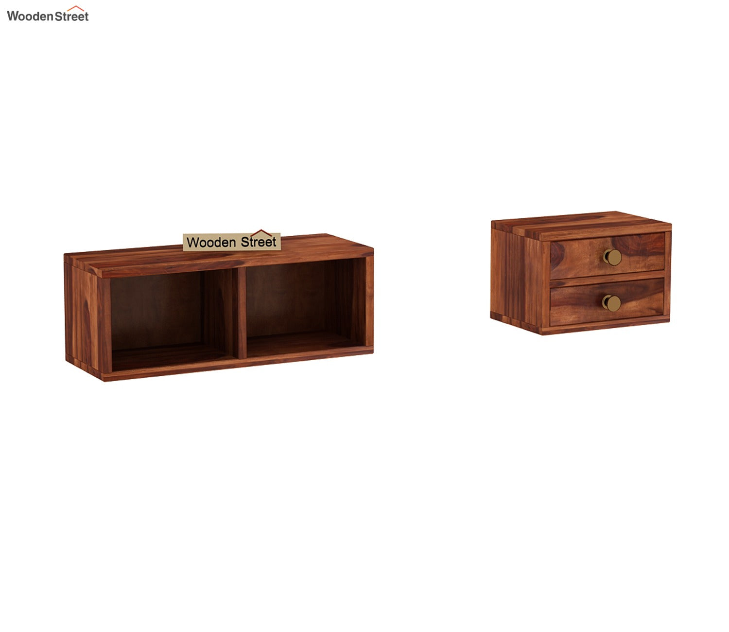 Lynton Study Table with Table-Top Storage (Honey Finish)