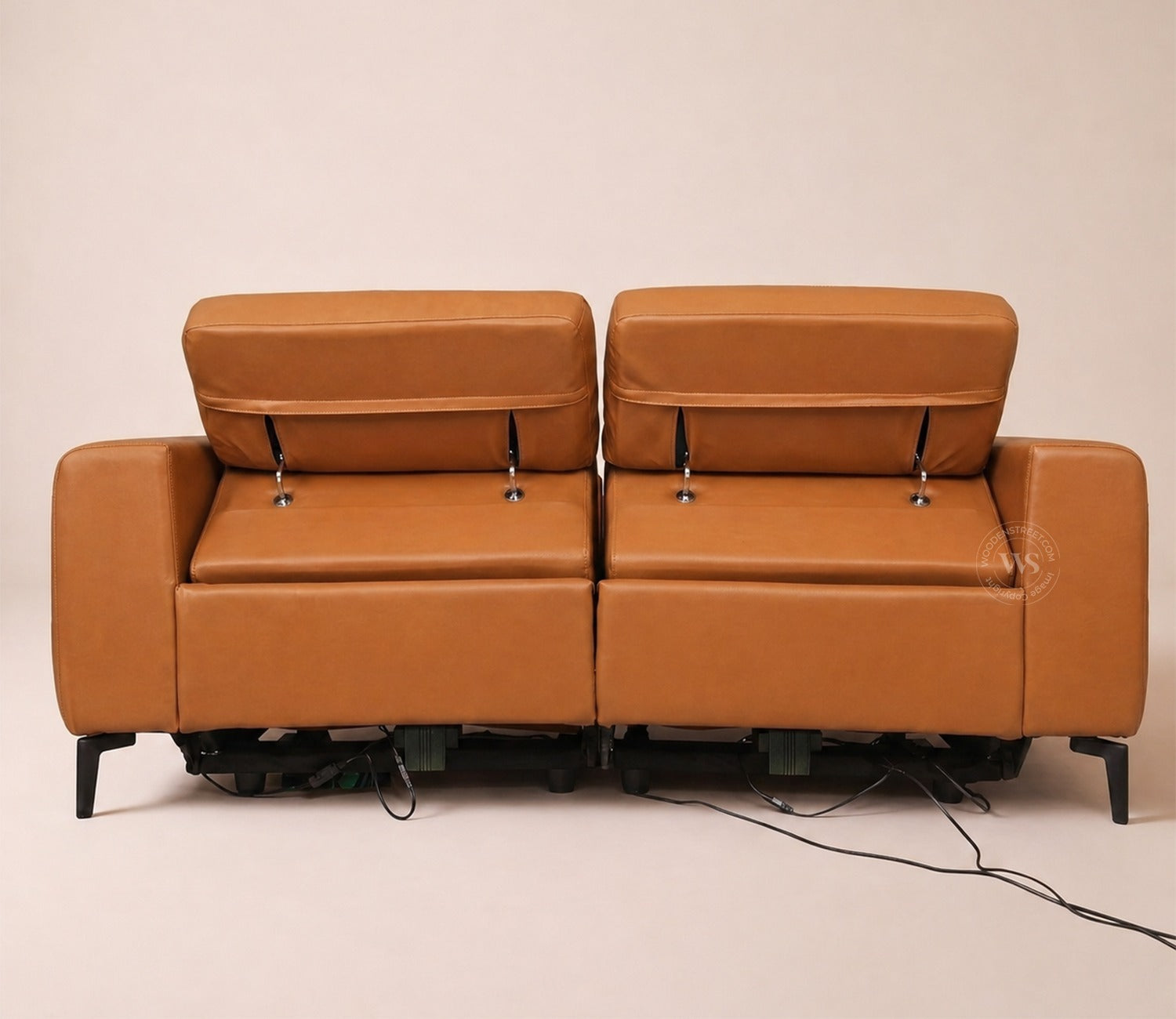 Blacksburg Luxe Electric Recliner 3 Seater Sofa (Urban Tan)