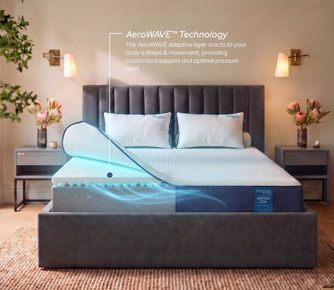 Ortho Zen AeroWave Technology Orthopedic Mattress (6 inch, Queen Size, 78 x 60)
