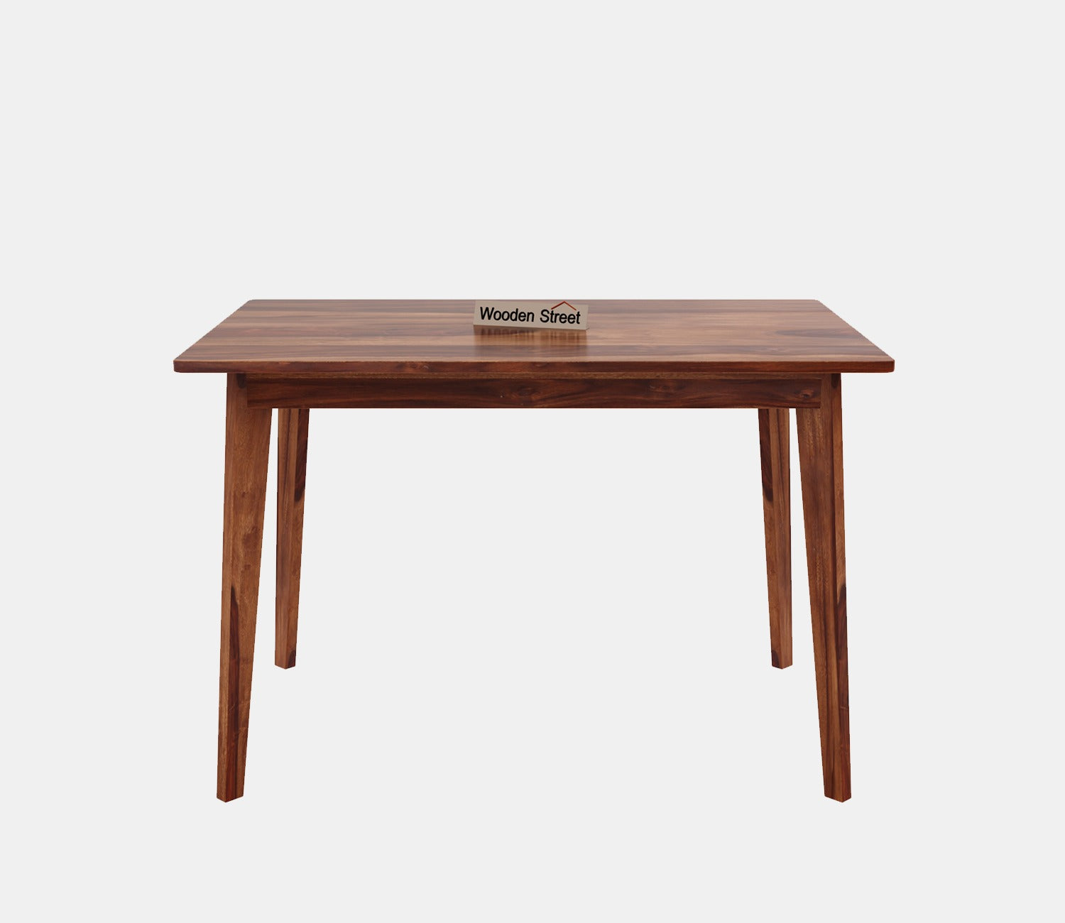 Calabria Sheesham Wood 4 Seater Dining Set (Honey Finish)