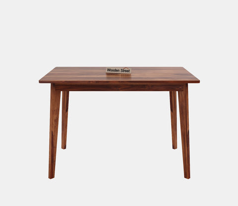Calabria Sheesham Wood 4 Seater Dining Set (Honey Finish)