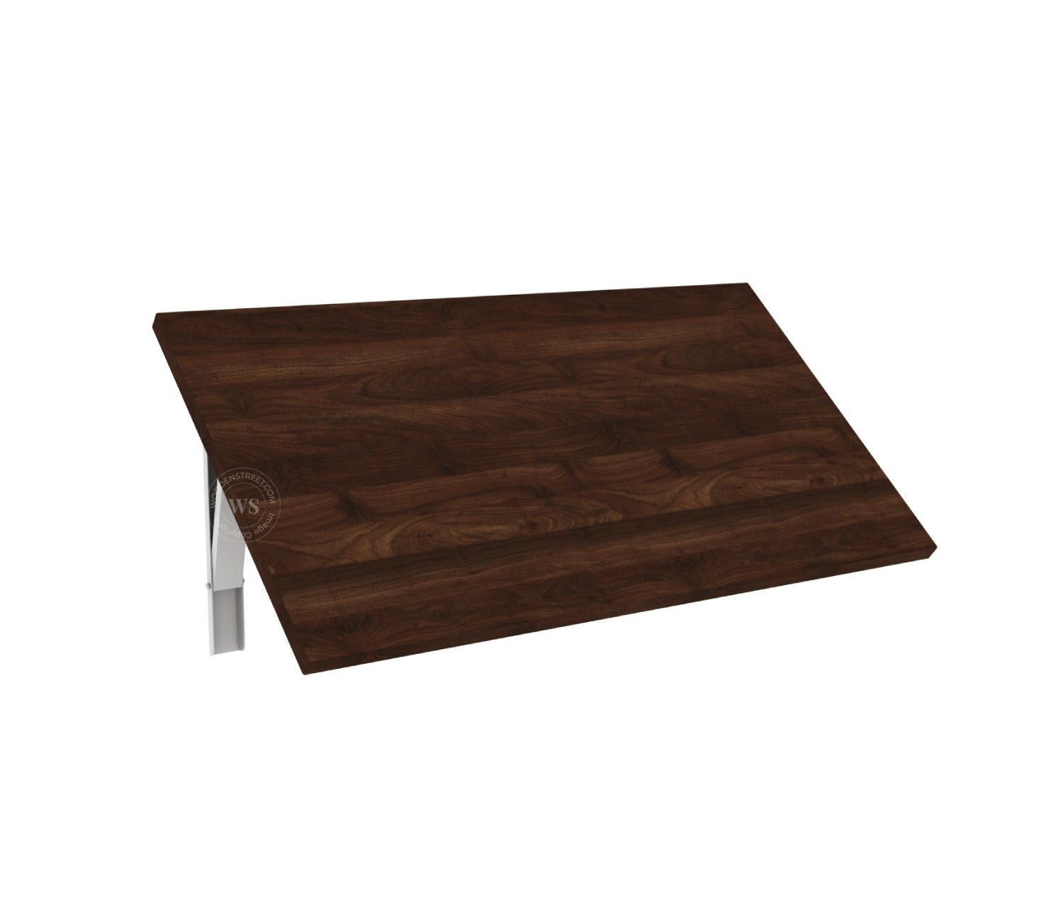 Stanko Foldable Wall Mounted Engineered Wood Study Table (Columbian Walnut Finish)