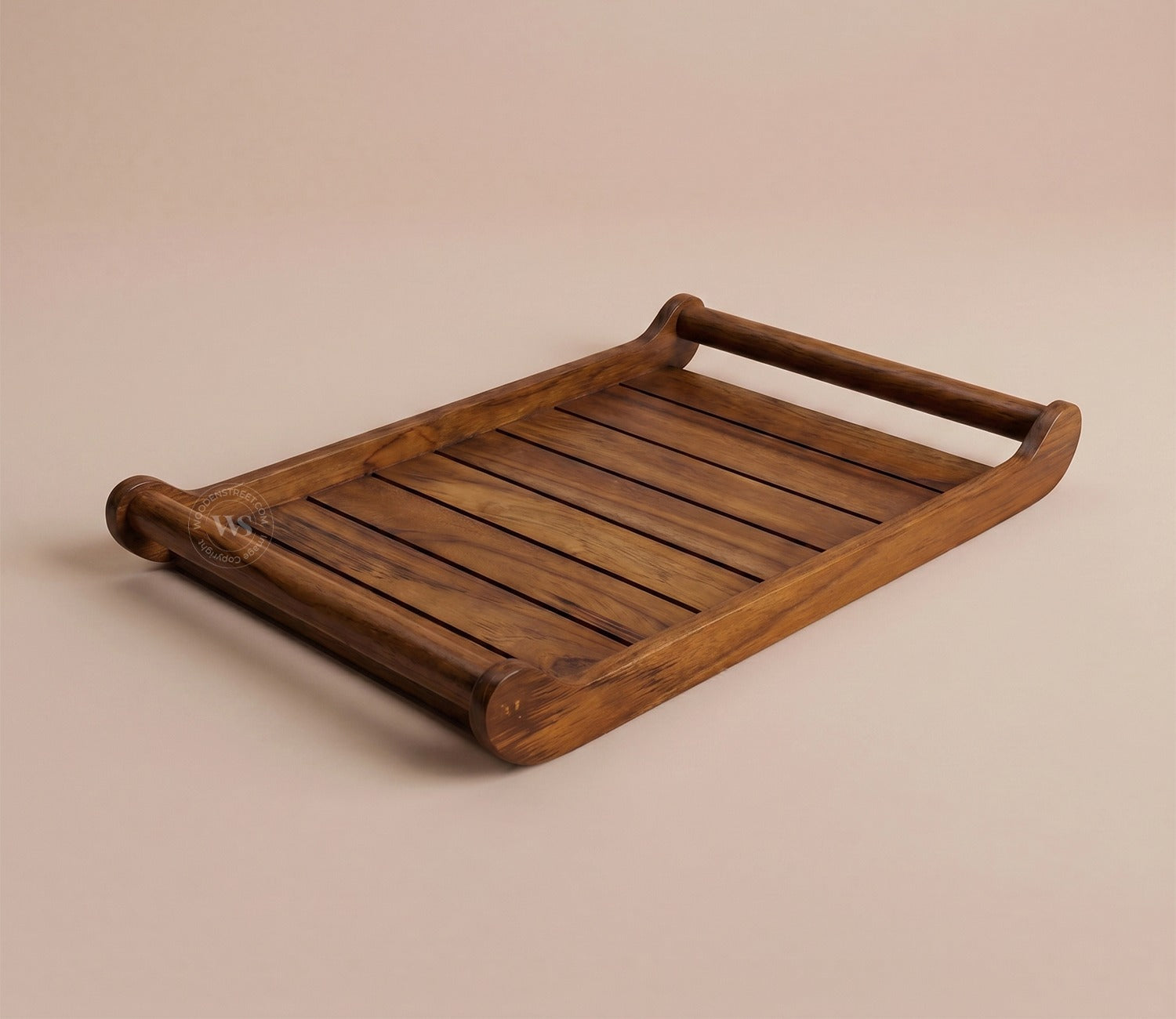 Cruiser Mango Wood Handcrafted Rectangular Serving Tray (Medium)