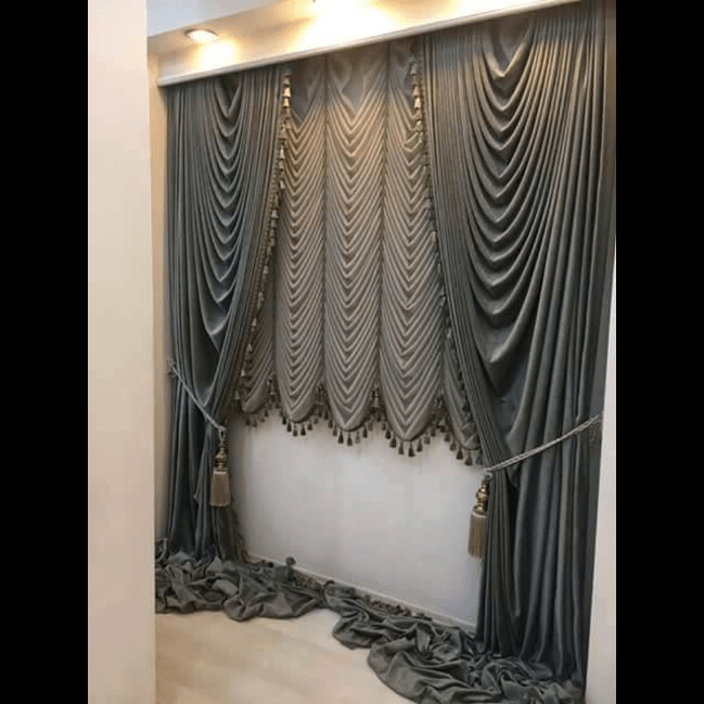 Trueliving Dark Designer Curtain for Living Room, Window/Door/Long Door (Pack of 2) (Bird, 4X5 Feet (Size 48X60 Inch) Window)