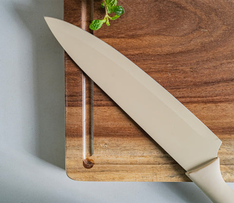 Grove Large Mango Wood Handcrafted Non Slip Chopping Board For Kitchen