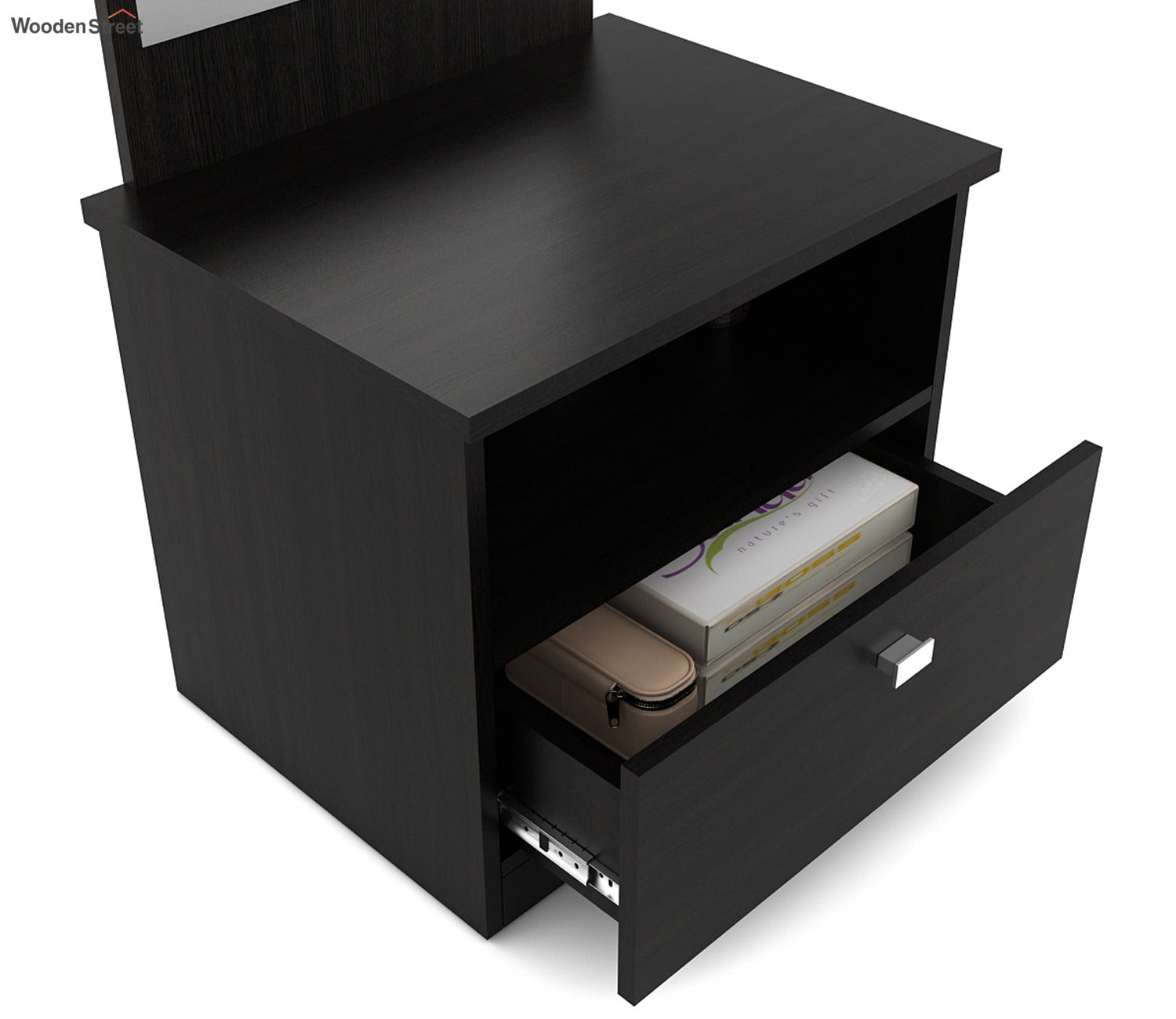 Kosmo Value Dressing Table (Black Finish)