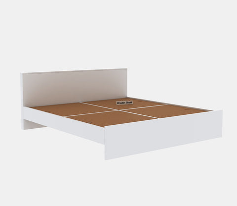 Clemency Bed without Storage (Queen Size, Frosty White Finish)