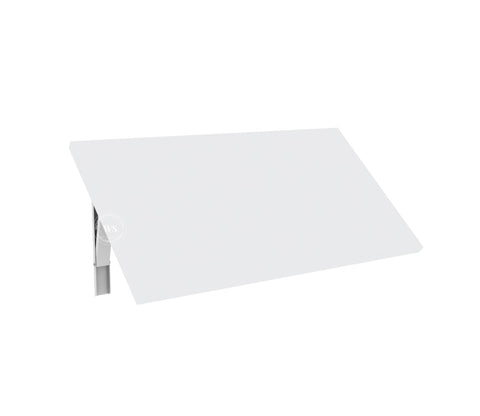 Stanko Foldable Wall Mounted Engineered Wood Study Table (Frosty White Finish)