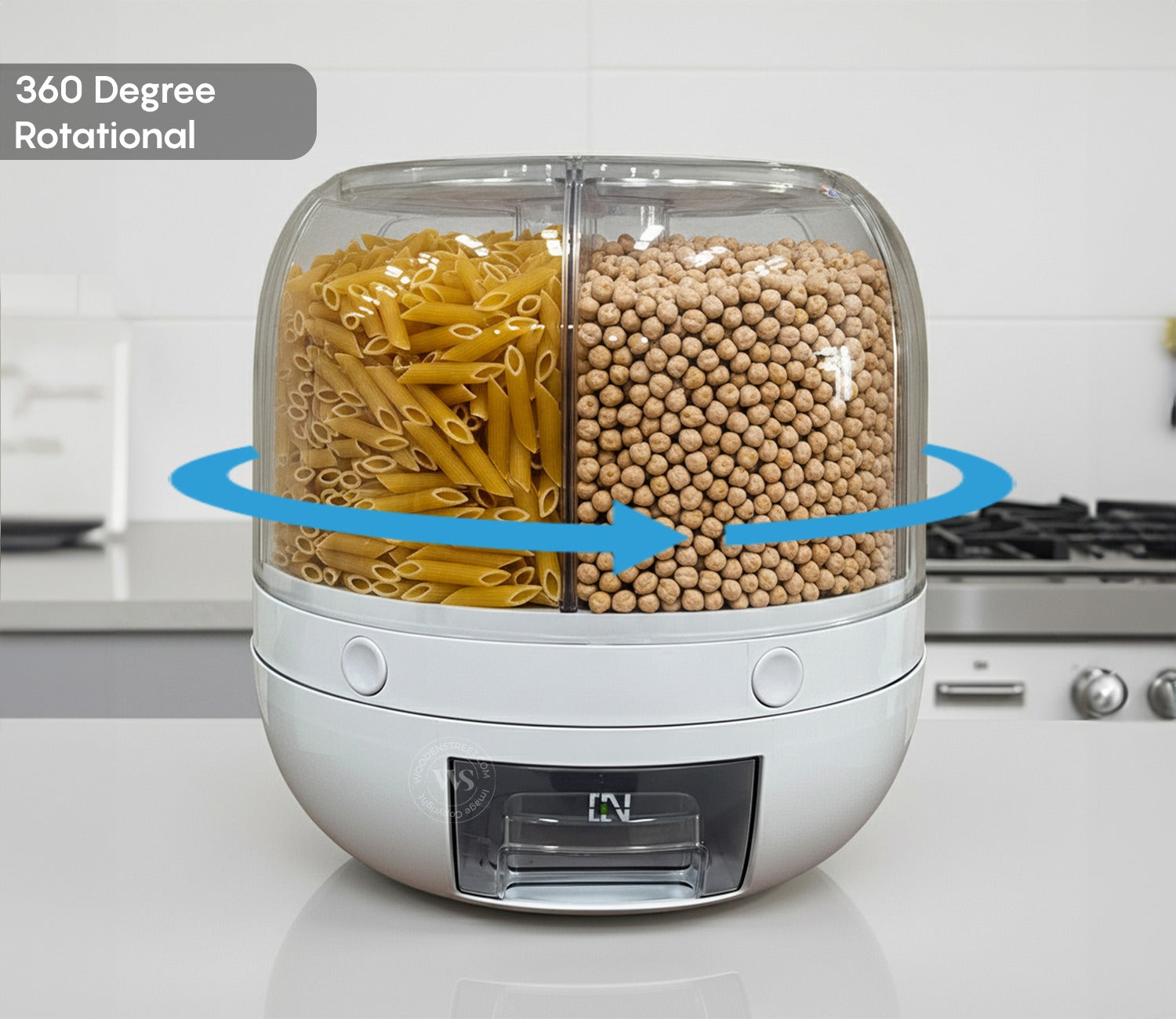 Callisto 6- Compartment All-In-One Rotating Grain Dispenser - Large