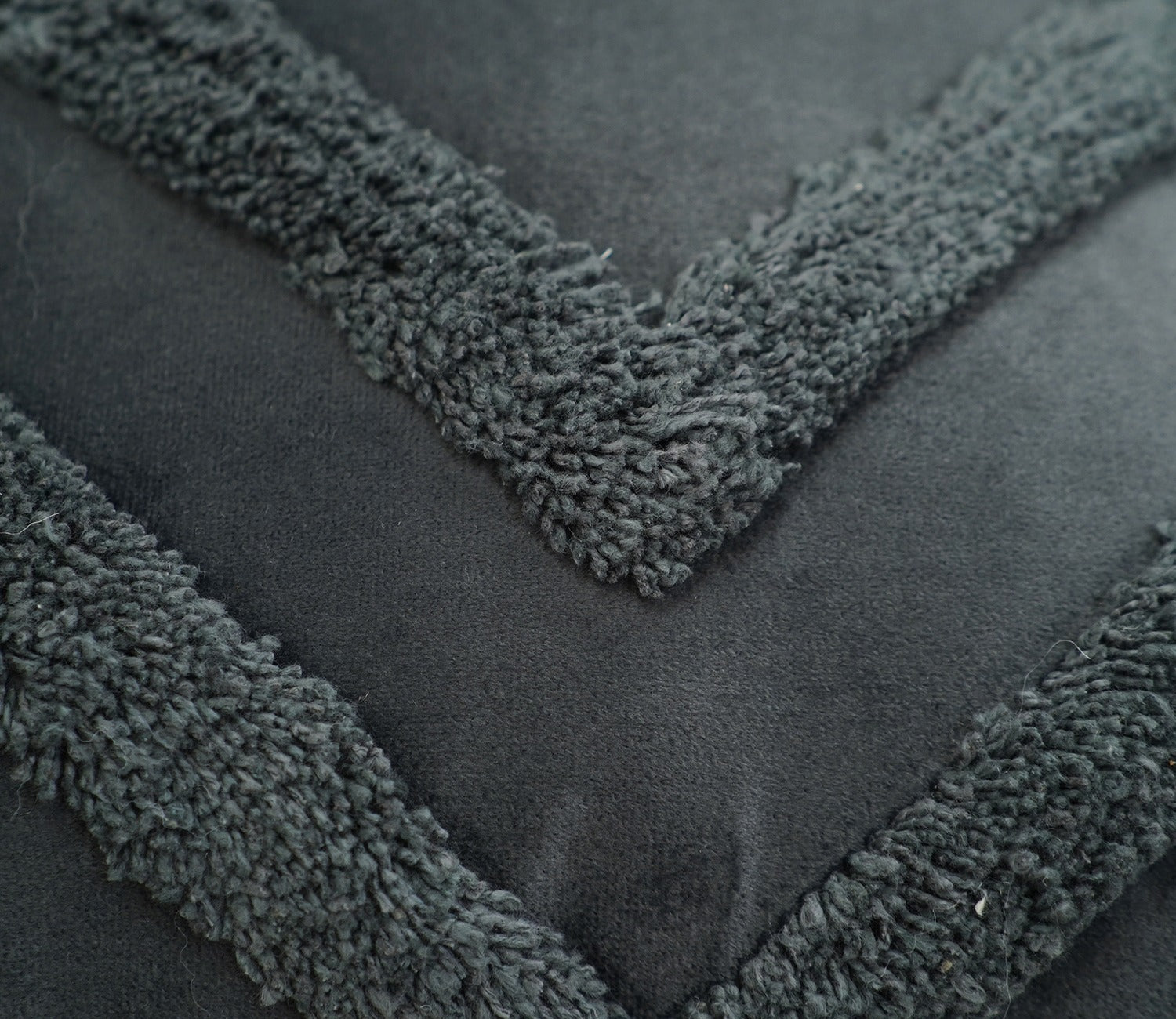 Super Soft Velvet Cushion Covers - Set of 2 (18 x 18 inches, Grey)
