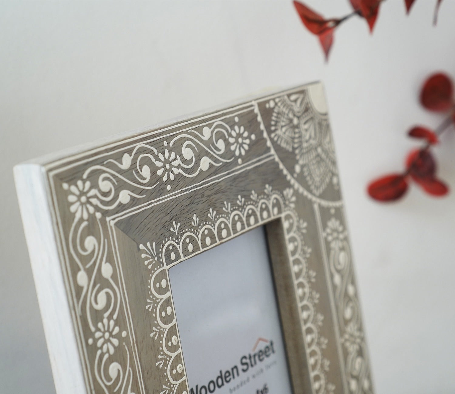 Ira Traditional Designer Hand Painted Wooden Photo Frame
