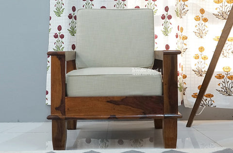 Quartz Wooden Sofa Set (Honey Irish Cream)