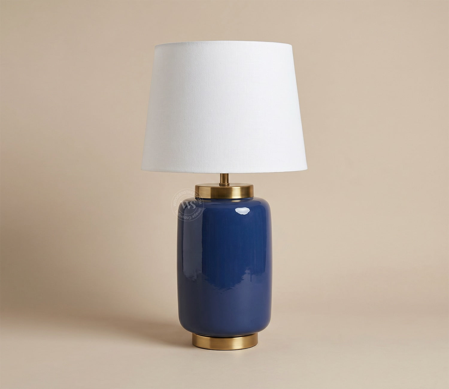 Ceres Metal Blue Table Lamp