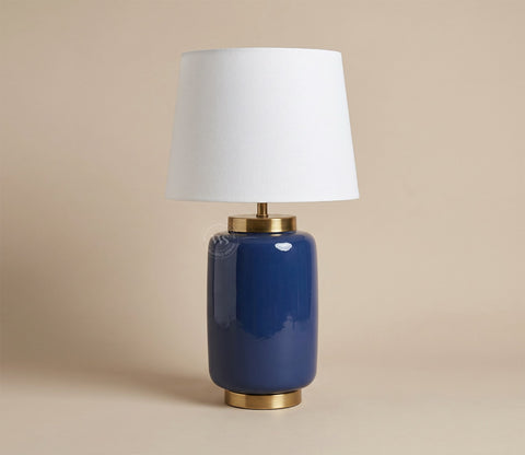 Ceres Metal Blue Table Lamp
