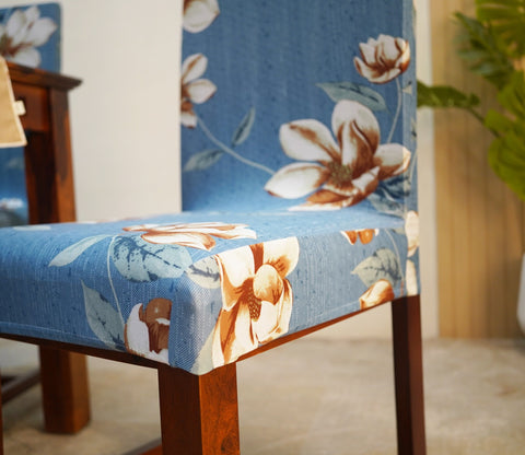 Adina Floral Printed Polyester Spandex 1 Piece Chair Cover