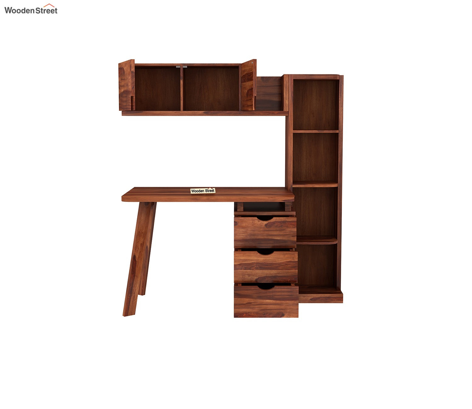 Grande Kids Study Table With Drawers (Honey Finish)