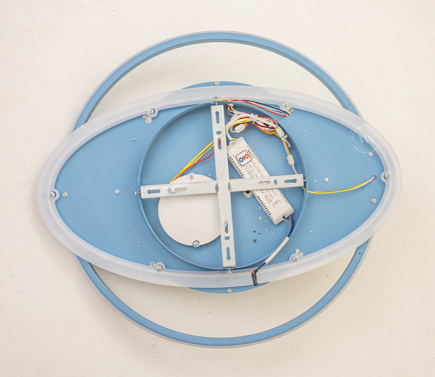 Elowen Space-Themed Wall Light with White Astronaut on Blue Base