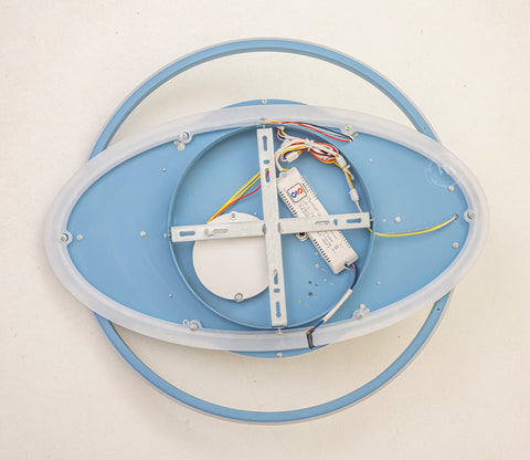 Elowen Space-Themed Wall Light with White Astronaut on Blue Base