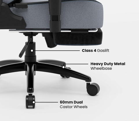 Vision Pro Multi-Functional Ergonomic with Footrest (Blue)