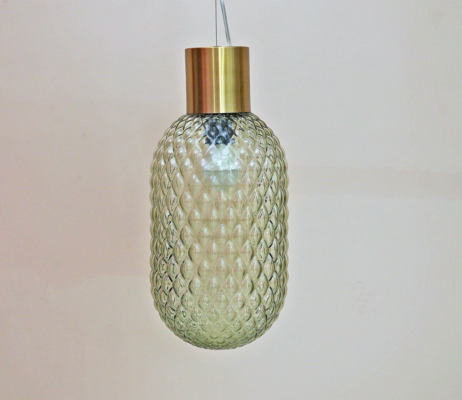 Eron Amber Glass Pendant Light