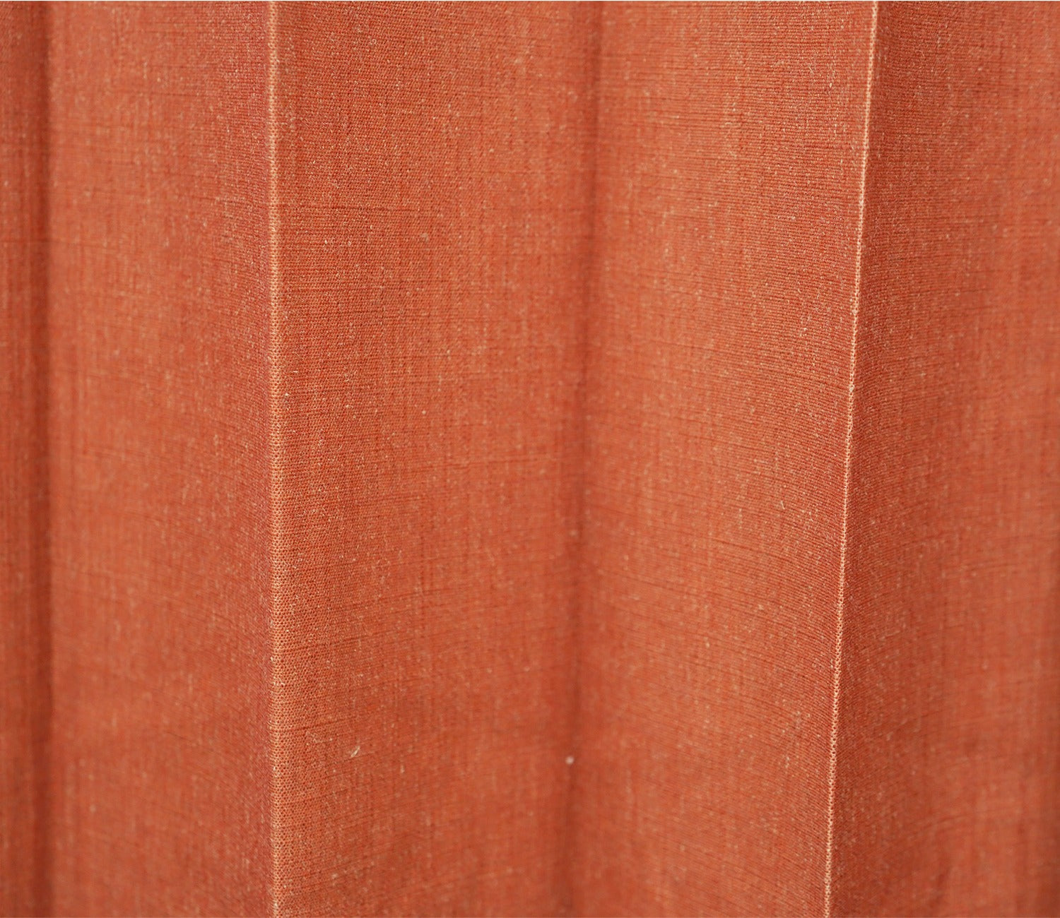 Solid Plain 1 Piece Light-Filtering Curtain (Orange, 7 Feet)
