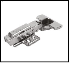 Trueliving_CLIP ON Silver HINGES 2D  MS (SOFT CLOSE) *0crank