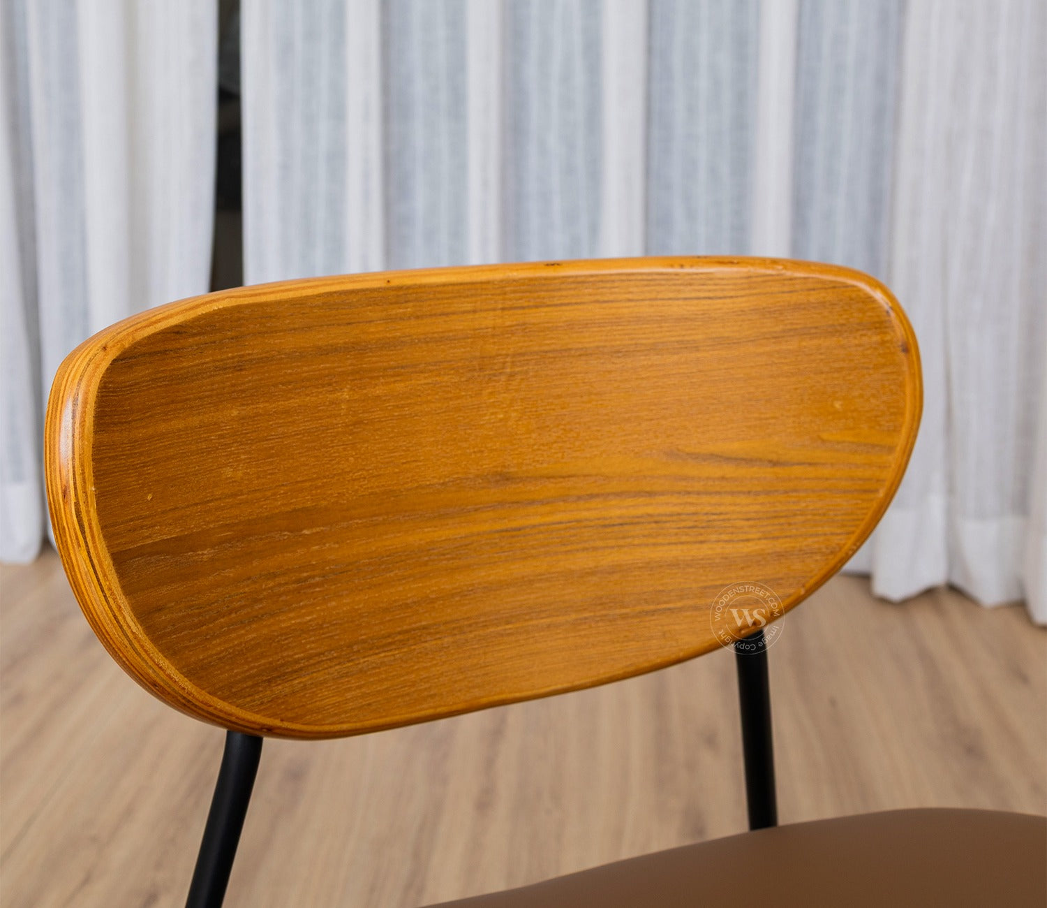 Seraphim Modern Dining Chair with Premium Upholstery (Brown)