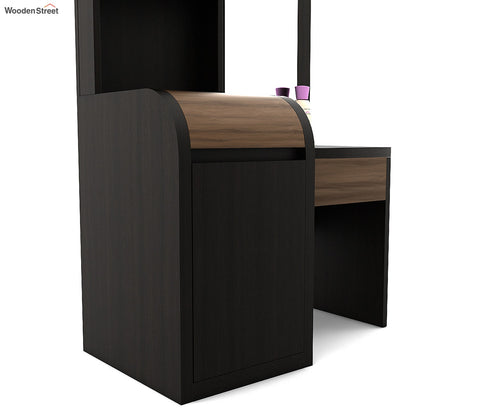 Amazon Engineered Wood Dressing Table in Natural Teak Finish