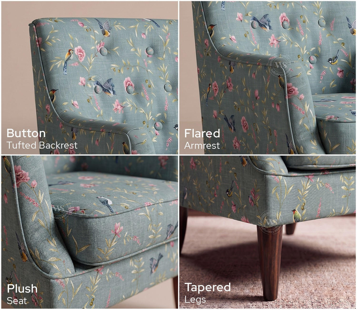 Adoree Lounge Chair (Bubble Robins)