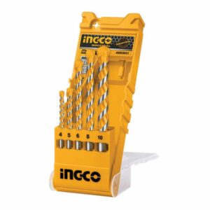 Trueliving_Drill Bits-Power Tools Accessories-Tools & Hardware-INGCO 5PCS Masonry drill bits set AKD3051, Packed by plastic box