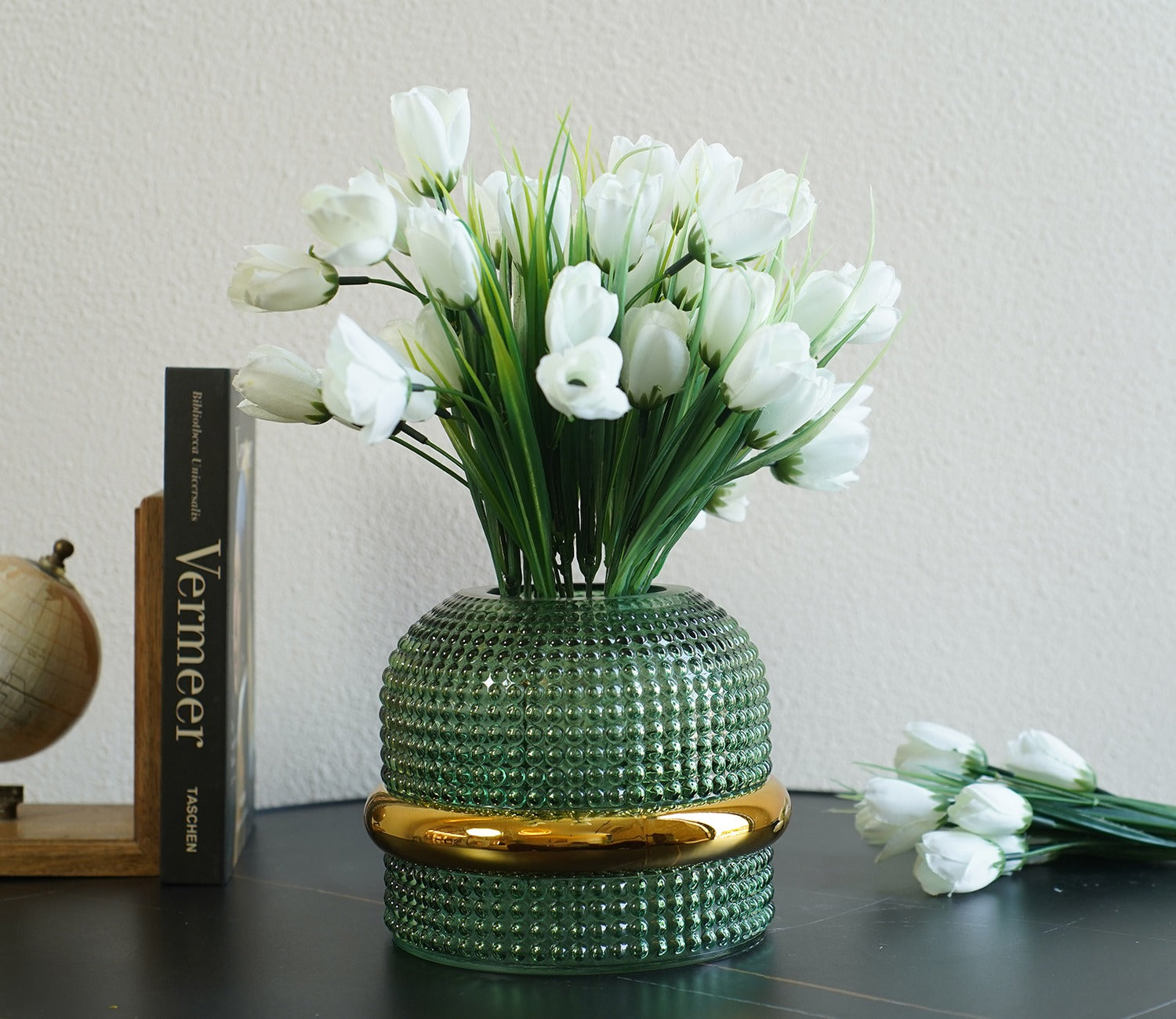 Bloom Box Glass Vase (Green, S)