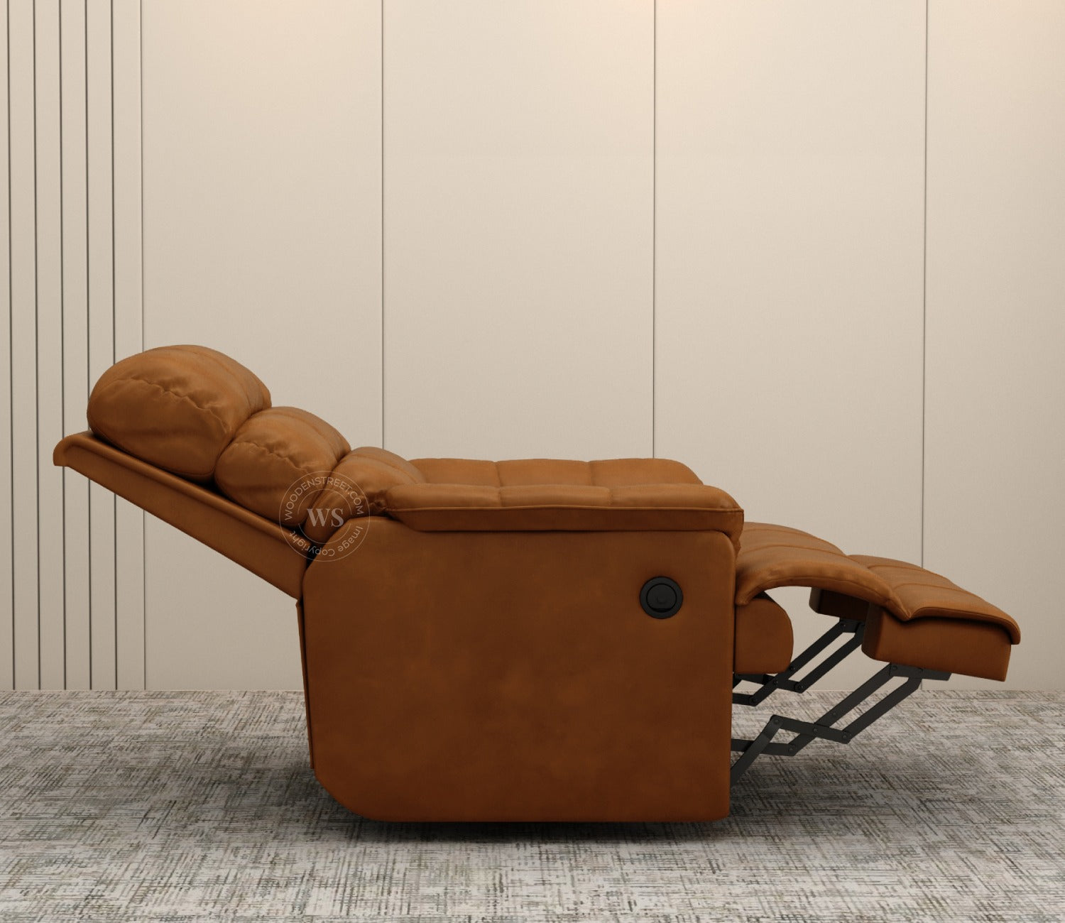 Valencia Motorized Recliner Sofa (Clay Brown)