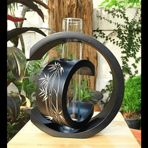 Trueliving Brown Luxury Flower Vase 41L x 24W x 10H Centimeters