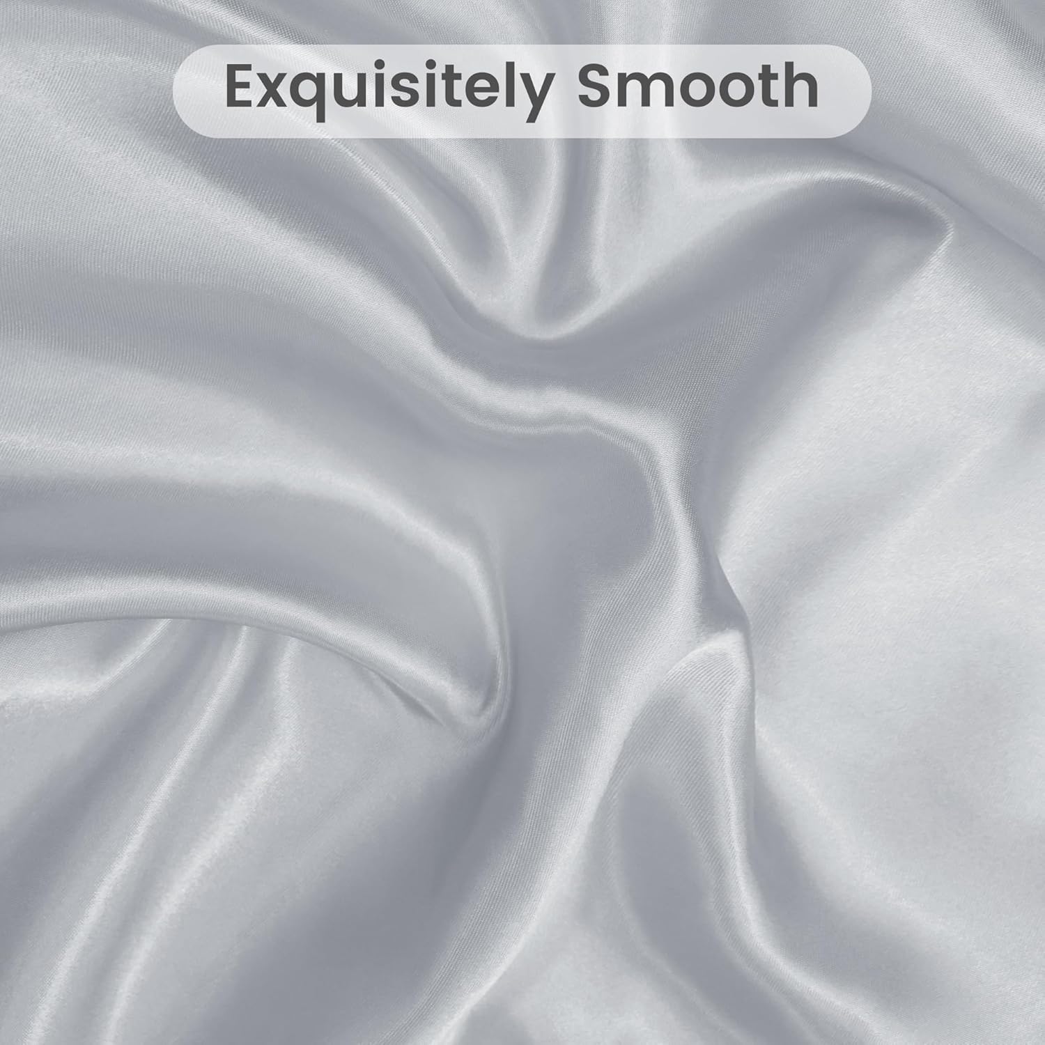 LINENCART Silky Satin Pillowcases Set of 2 – Queen Size 51x76cm, Frizz Control & Gentle on Skin, Silk-Like Feel with Envelope Closure – Gift Ready – Dark Green
