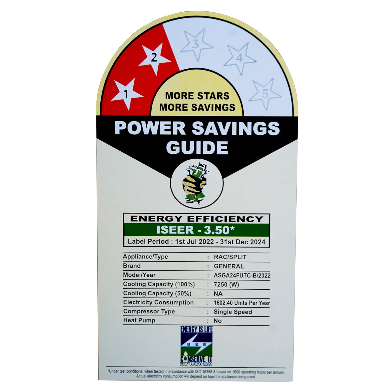 Buy OGeneral 2 Ton Split AC – 3 Star, OGN-20-INV