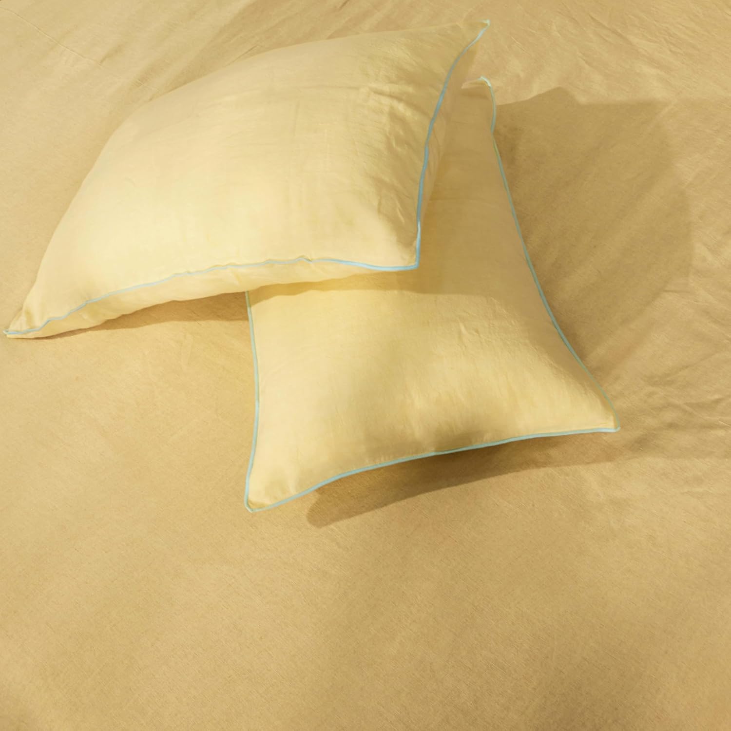 Luxury Pure Linen Bedding Set – Beige Dunes | King Size | Hospitality Collection