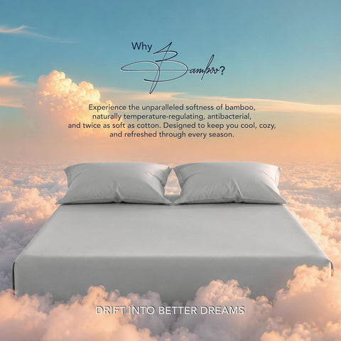 LINENCART Bamboo King Size Bedsheet with 2 Pillow Covers | 100x106 in | 300 TC Floral Printed Bedsheet for Double Bed King Size | Ultra Soft & Anti-Microbial King Size Bed Sheet | Pack of 1, Aqua Blue