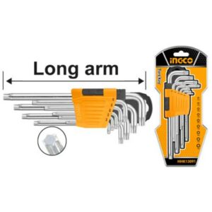Truliving_Allen Keys & Sets-Hand Tools & Hardware-Tools & Hardware-INGCO Torx Key HHK13091 | 9pcs torx key set