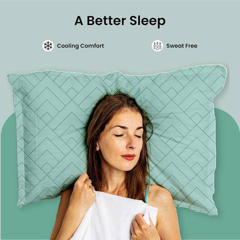 LINENCART Bamboo King Size Bedsheet with 2 Pillow Covers | 100x106 in | 300 TC Floral Printed Bedsheet for Double Bed King Size | Ultra Soft & Anti-Microbial King Size Bed Sheet | Pack of 1, Aqua Blue