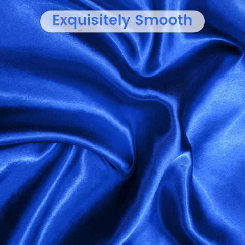 LINENCART Silky Satin Pillowcases Set of 2 – Queen Size 51x76cm, Frizz Control & Gentle on Skin, Silk-Like Feel with Envelope Closure – Gift Ready – Dark Green