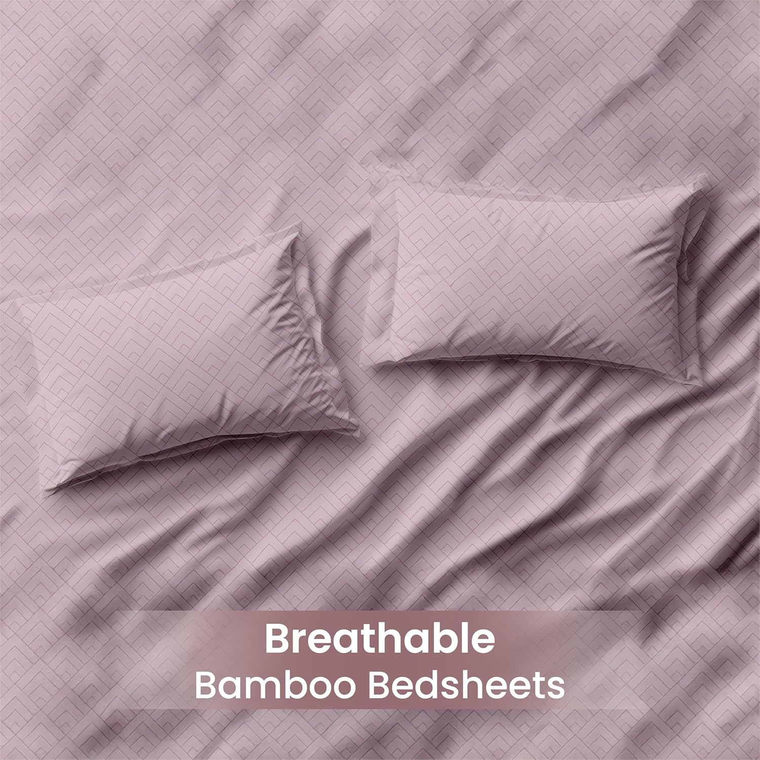 LINENCART Bamboo King Size Bedsheet with 2 Pillow Covers | 100x106 in | 300 TC Floral Printed Bedsheet for Double Bed King Size | Ultra Soft & Anti-Microbial King Size Bed Sheet | Pack of 1, Aqua Blue