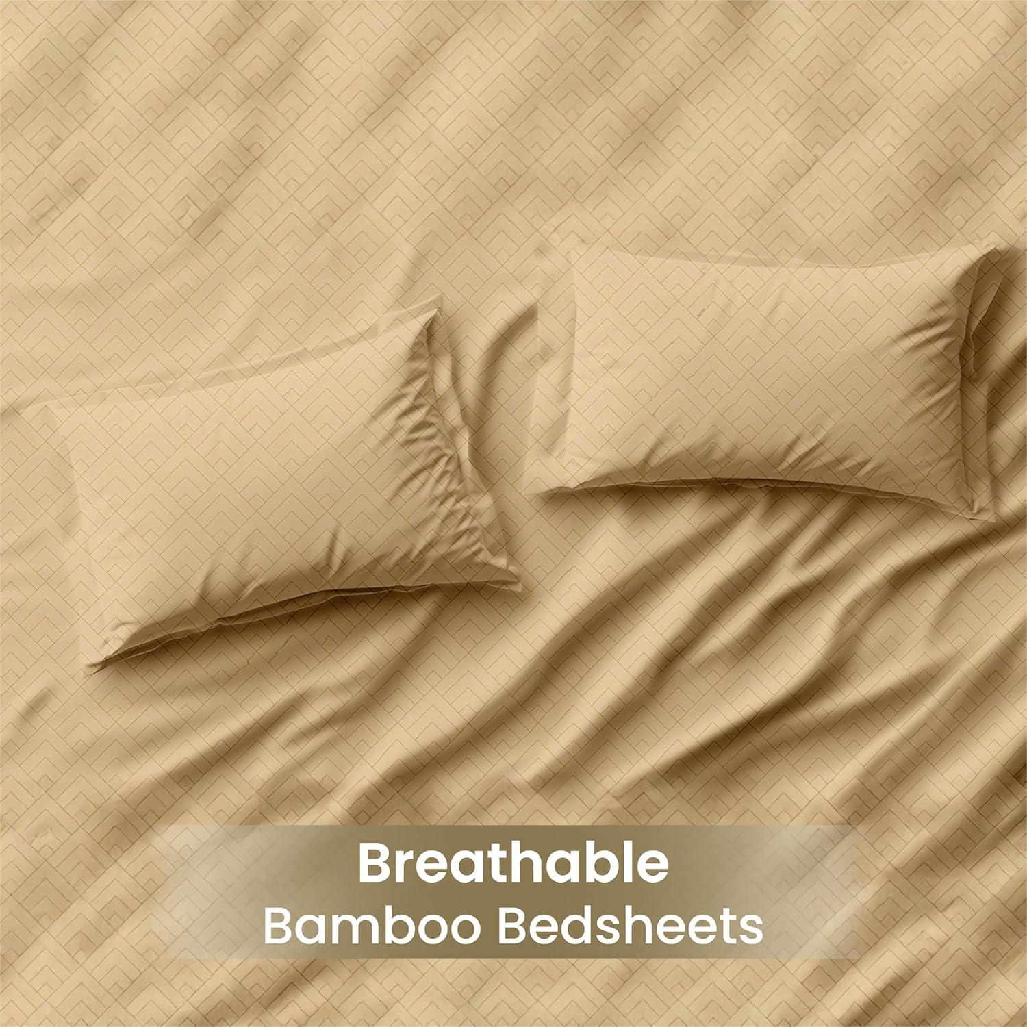 LINENCART Bamboo King Size Bedsheet with 2 Pillow Covers | 100x106 in | 300 TC Floral Printed Bedsheet for Double Bed King Size | Ultra Soft & Anti-Microbial King Size Bed Sheet | Pack of 1, Aqua Blue