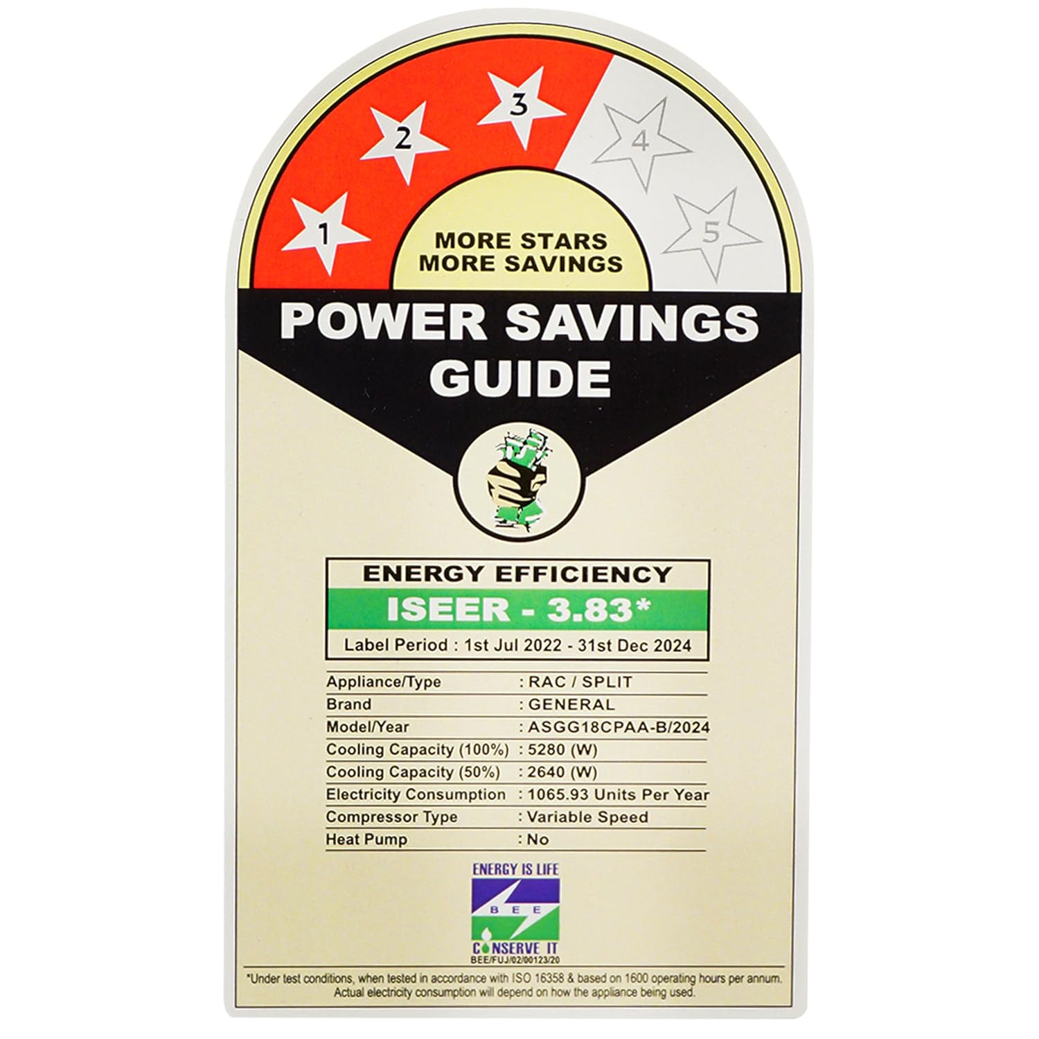 Buy OGeneral 1.5 Ton 3 Star Inverter Split AC – OGN-15-INV