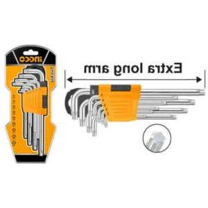 Truliving_Allen Keys & Sets-Hand Tools & Hardware-Tools & Hardware-INGCO Torx Key HHK13092 | 9pcs torx key set